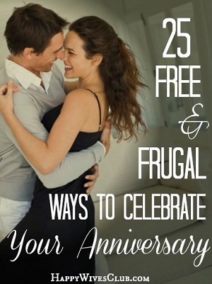25 Free & Frugal Ways to Celebrate Your Anniversary - 300 x 401