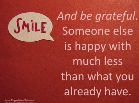 Smile and Be Grateful