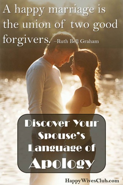 Discover Your Spouse's Language of Apology