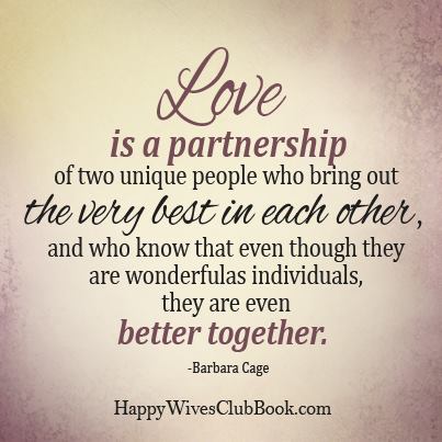 Love is a Partnership