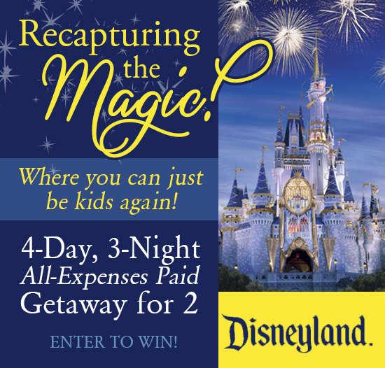 Win a Disneyland Trip for 2!