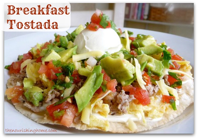 Easy Breakfast Tostadas