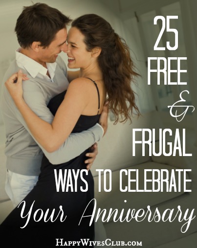 25 Free & Frugal Ways To Celebrate Your Anniversary