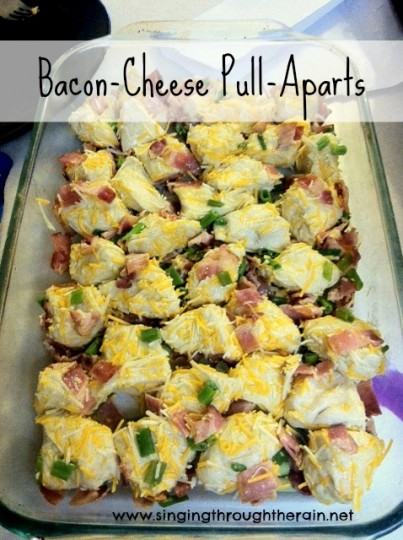 Bacon-Cheese Pull-Aparts