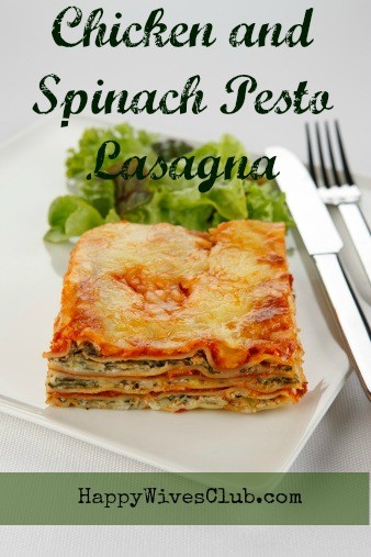 Healthy Yet Yummy: Chicken and Spinach Pesto Lasagna