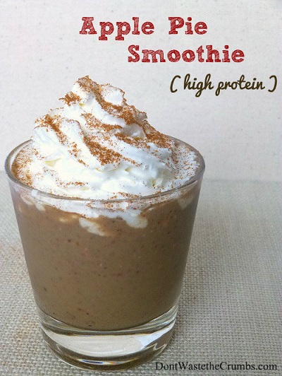 High Protein Apple Pie Smoothie (No Powder!)