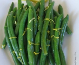 Lemon Garlic Green Beans