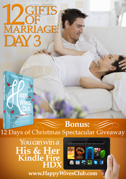 12 Gifts of Marriage: Day 3 {bonus: 12 Days of Christmas Giveaway}