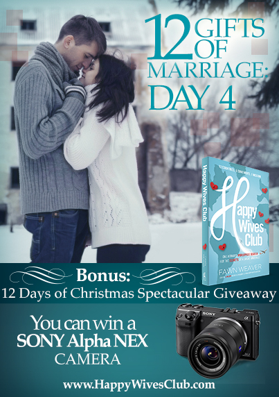 12 Gifts of Marriage: Day 4 {bonus: 12 Days of Christmas Giveaway}