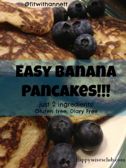 Easy Banana Pancakes - Just 2 ingredients